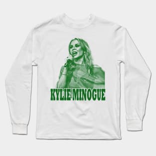 Kylie Minogue (19) - green solid style Long Sleeve T-Shirt